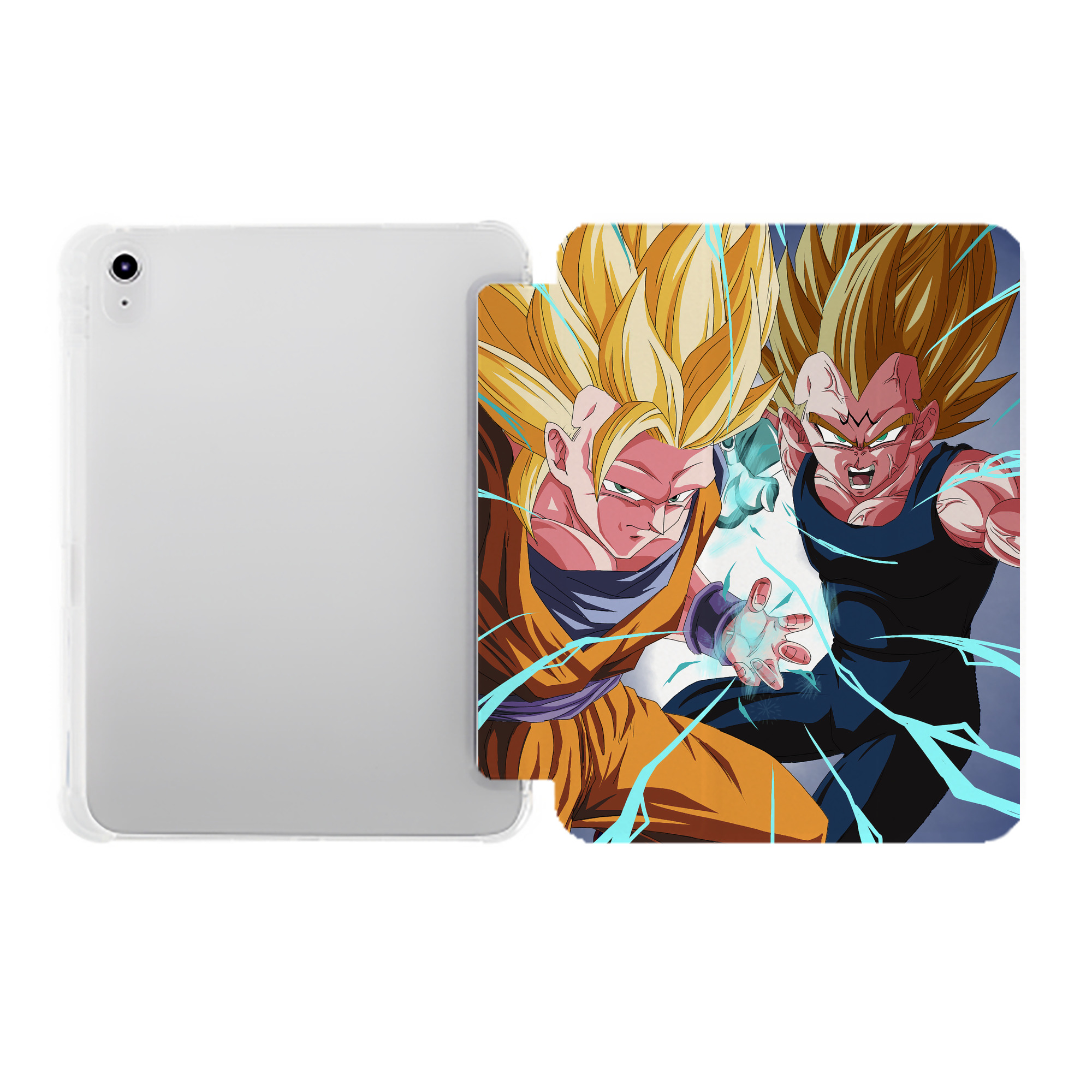 （画像用） ドラゴンボール DRAGON BALL IPad ケース ペン収納付き 三つ折りスタンド PUレザー×シリコン 対応機種9.5/10.5/10.9インチ